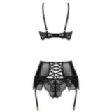 Noir Fantasy 3-Tlg. Set Schwarz von Beauty Night Fashion | Fesselliebe.de