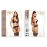 Rose 3er Set Schwarz von Beauty Night Fashion | Fesselliebe.de