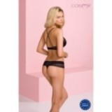 Kitsana 2er Set Schwarz-Lila von Casmir | Fesselliebe.de