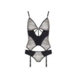 Lagerta Korsett & Tanga Schwarz von Casmir | Fesselliebe.de