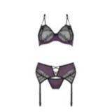 Marietta 3er Set Schwarz-Lila von Casmir | Fesselliebe.de