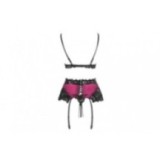 Randy 3er Set Burgunder-Schwarz von Cofashion Lingerie | Fesselliebe.de