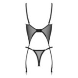 Co103 Corset & String Schwarz von Kotek | Fesselliebe.de