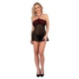 Febrenn Minikleid & Tanga Schwarz von Livco Corsetti Fashion | Fesselliebe.de