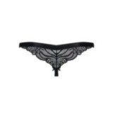 Offener Schritt Tanga Schwarz 828-Thc-1 von Obsessive | Fesselliebe.de