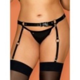 Harness Strumpfgürtel Schwarz Size Plus A756 von Obsessive | Fesselliebe.de