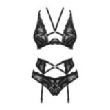 Alessya 3er Set Schwarz von Obsessive | Fesselliebe.de