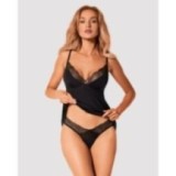Bella Rou Top & Höschen Schwarz von Obsessive | Fesselliebe.de
