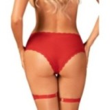 Belovya Garter Höschen Rot von Obsessive | Fesselliebe.de