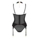 Brasica Korsett & Höschen Schwarz von Obsessive | Fesselliebe.de