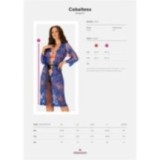 Cobaltess Peignoir Blau von Obsessive | Fesselliebe.de