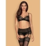 Contica 3er Set Schwarz von Obsessive | Fesselliebe.de