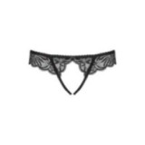 Contica Offener Schritt Tanga Schwarz von Obsessive | Fesselliebe.de