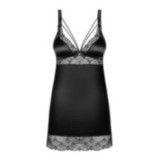 Eloissa Chemise & Tanga Schwarz von Obsessive | Fesselliebe.de