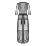 Estiqua Peignoir Schwarz von Obsessive | Fesselliebe.de