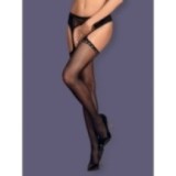 Garter Strümpfen S314 Schwarz von Obsessive | Fesselliebe.de