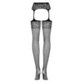 Garter Strümpfen S500 Schwarz von Obsessive | Fesselliebe.de
