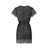 Giully Peignoir Schwarz von Obsessive | Fesselliebe.de