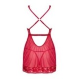 Lacelove Babydoll & Tanga Rot von Obsessive | Fesselliebe.de