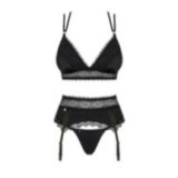 Lolitte 3er Set Schwarz von Obsessive | Fesselliebe.de