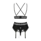 Lolitte 3er Set Schwarz von Obsessive | Fesselliebe.de