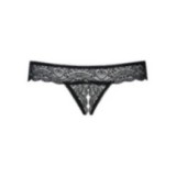 Miamor Offener Schritt Tanga Schwarz von Obsessive | Fesselliebe.de