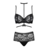Raquelia 2er Set Schwarz von Obsessive | Fesselliebe.de
