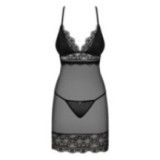 Renelia Chemise & Tanga Schwarz von Obsessive | Fesselliebe.de