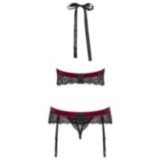 Rossita 3er Set Schwarz von Obsessive | Fesselliebe.de