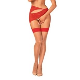 Strümpfe Nude-Rot S814 von Obsessive | Fesselliebe.de