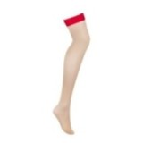 Strümpfe Nude-Rot S814 von Obsessive | Fesselliebe.de