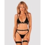 Selinne 3er Set Schwarz von Obsessive | Fesselliebe.de