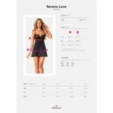 Serena Love Chemise & Tanga Schwarz von Obsessive | Fesselliebe.de