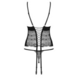 Sharlotte Korsett & Tanga Schwarz von Obsessive | Fesselliebe.de