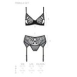 Eco Primula 3er Set mit offenem BH Schwarz von Passion Eco Collection | Fesselliebe.de