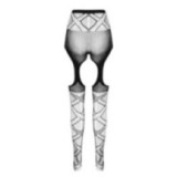 Eco Straps-Strumpfhose S005 Weiss von Passion Eco Collection | Fesselliebe.de
