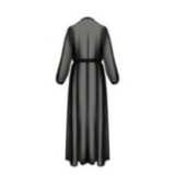 Eco Zinnia Peignoir Schwarz von Passion Eco Collection | Fesselliebe.de