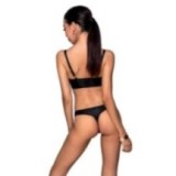 Malwia Bikini 2er Set Schwarz von Passion-Exklusiv | Fesselliebe.de