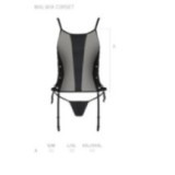 Malwia Korsett & Tanga Schwarz von Passion-Exklusiv | Fesselliebe.de
