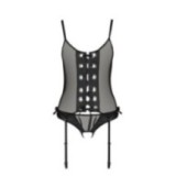 Nessy Korsett & Tanga Schwarz von Passion-Exklusiv | Fesselliebe.de