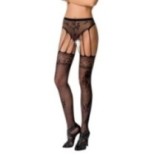 Strumpfhose offen (OUVERT Strumpfhose) Schwarz S016 von Passion-Exklusiv | Fesselliebe.de