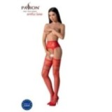 Strumpfhose offen (OUVERT Strumpfhose) Rot S030 von Passion-Exklusiv | Fesselliebe.de
