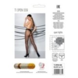 Strumpfhose 009 offen (OUVERT Strumpfhose) Schwarz von Passion-Exklusiv | Fesselliebe.de
