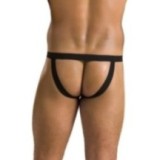 Ben Slip offen Schwarz 044 von Passion Men | Fesselliebe.de