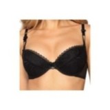 Anuk Push-Up BH Schwarz von Róza | Fesselliebe.de