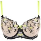 Push-Up BH Beige-Schwarz V-10151 von Axami | Fesselliebe.de