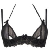 Plus Size BH Schwarz V-8661 von Axami Size Plus | Fesselliebe.de