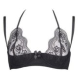 Plus Size BH Schwarz V-8691 von Axami Size Plus | Fesselliebe.de