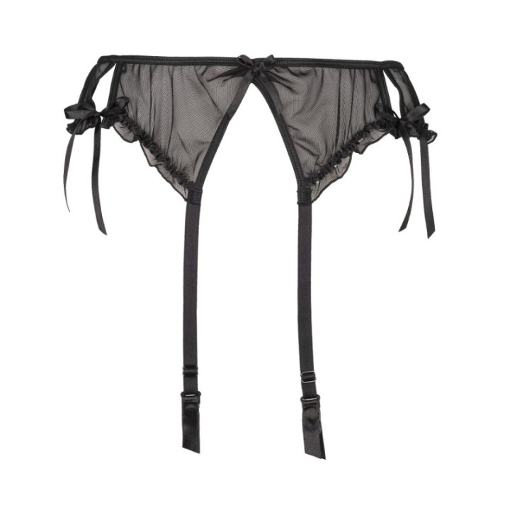 Plus Size Strumpfgürtel Schwarz V-8752 von Axami Size Plus | Fesselliebe.de