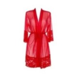 Peignoir Rot V-8860 von Axami | Fesselliebe.de